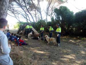 L'unità cinofila da soccorso al Game Fair 