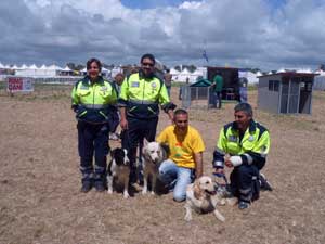 L'unità cinofila da soccorso al Game Fair 