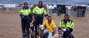 L'unità cinofila da soccorso al Game Fair