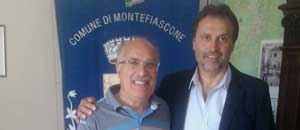 Il sindaco Cimarello col presidente dell'associazione Centoborghi