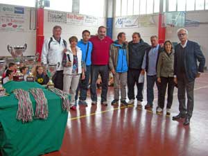 La premiazione del torneo Città di Viterbo