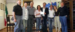 Gli organizzatori con il sindaco, assessore Giulia Moscetti e il vice sindaco