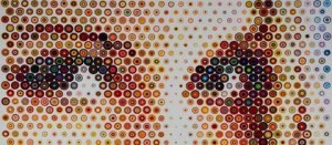 Un'opera della mostra "Lena" di Gavin Rain