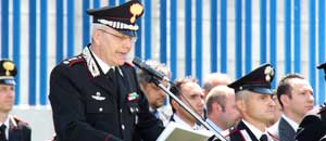 Il colonnello Gianluca Dell'Agnello