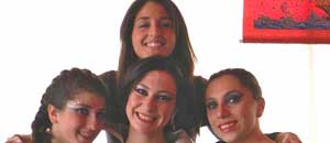 Susanna, Marika, Martina e Alexandra