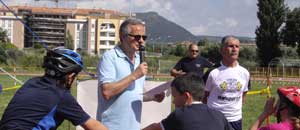 Un'immagine della manifestazione Bimbiathlon