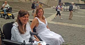 Il flashmob contro le barriere architettoniche