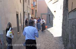 Gli uomini della mobile in via della Marrocca
