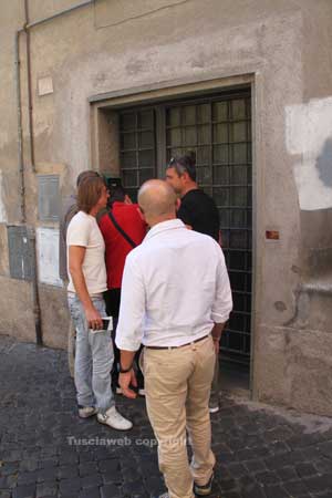 Gli uomini della mobile in via della Marrocca