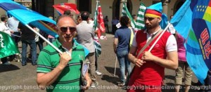 Il sit in dei dipendenti Ro.Ri.