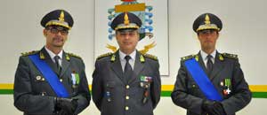 Cambio della guardia al nucleo di polizia tributaria della guardia di finanza di Viterbo