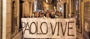 La fiaccolata in ricordo di Paolo Borsellino
