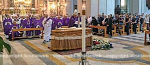 I funerali di padre Renato Proietti Saveri