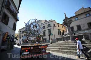 Santa Rosa - Il montaggio della macchina