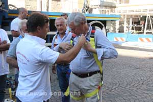 Macchina di Santa Rosa -  Con la patrona in vetta