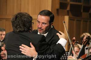 Stefano Vignati con Ramin Bahrami