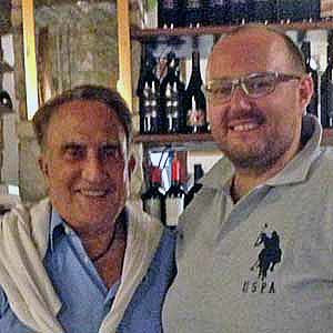 Paolo Bianchini con Emilio Fede