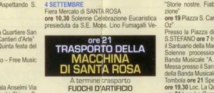 Santa Rosa - Il pieghevole con la data sbagliata