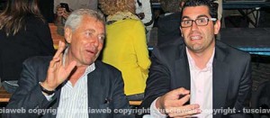 Giacomo Barelli con il sindaco Leonardo Michelini