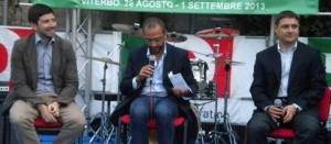 Roberto Speranza, Andrea Egidi e Alessandro Mazzoli