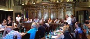 La seduta del consiglio