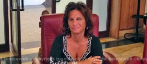 Laura Allegrini al debutto in consiglio provinciale