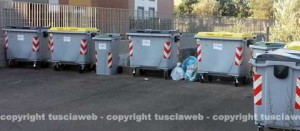 I secchi della differenziata