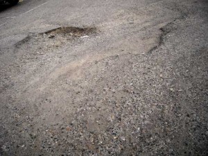 L'impianto di scolo per i camper nel parcheggio di piazzale Romiti
