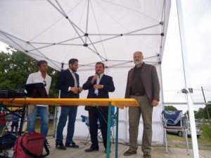 Panunzi all'inaugurazione della mostra nazionale del cavallo Maremmano 