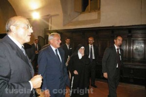 Pietro Grasso nel monastero delle clarisse