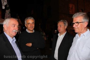 Il ministro Gaetano Quagliariello-con Sposetti, Zanda e Sardo
