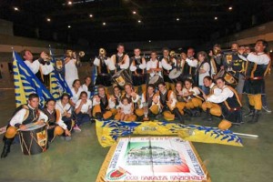 Le Sbandieratrici e gruppo storico-musicale città di Viterbo