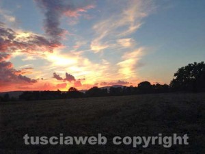 Tramonto a Corchiano 