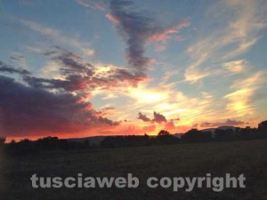 Tramonto a Corchiano 