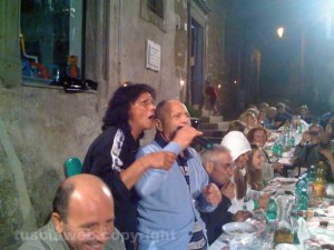 Vallerano - La cena dell'associazione Notte delle candele