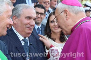 Fioroni e il vescovo Fumagalli