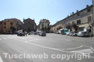 La piazza di Bagnaia