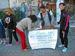 La raccolta firme per il cambio di orario della Francigena