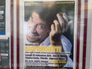 Il manifesto di Gigi Proietti