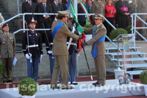 La cerimonia del cambio di comandante