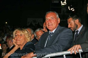 Pietro Grasso sulla salita di Santa Rosa