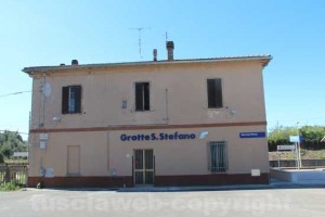 Grotte santo Stefano, la stazione