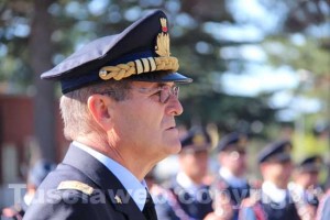 Il comandante delle scuole Am e della terza regione aerea Franco Girardi