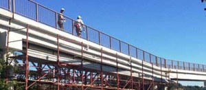 I lavori di consolidamento del ponte di Civita di Bagnoregio