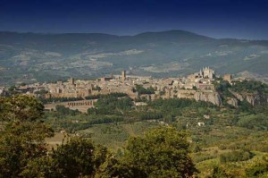 Una veduta di Orvieto
