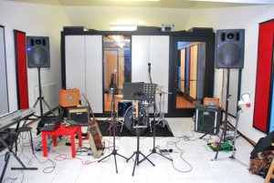 La sala prove del Cag