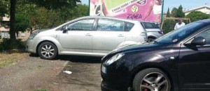 Un parcheggio in via Ippolito