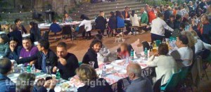 Vallerano - La cena dell'associazione Notte delle Candele