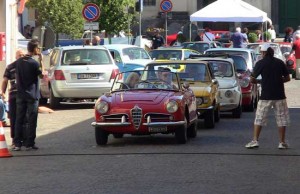 Il raduno di auto d'epoca a San Lorenzo Nuovo