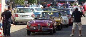 Il raduno di auto d'epoca a San Lorenzo Nuovo